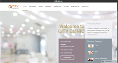 Desktop Screenshot of cityklinikka.com