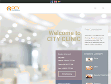 Tablet Screenshot of cityklinikka.com